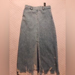 Blue jeans denim ZARA skirt
